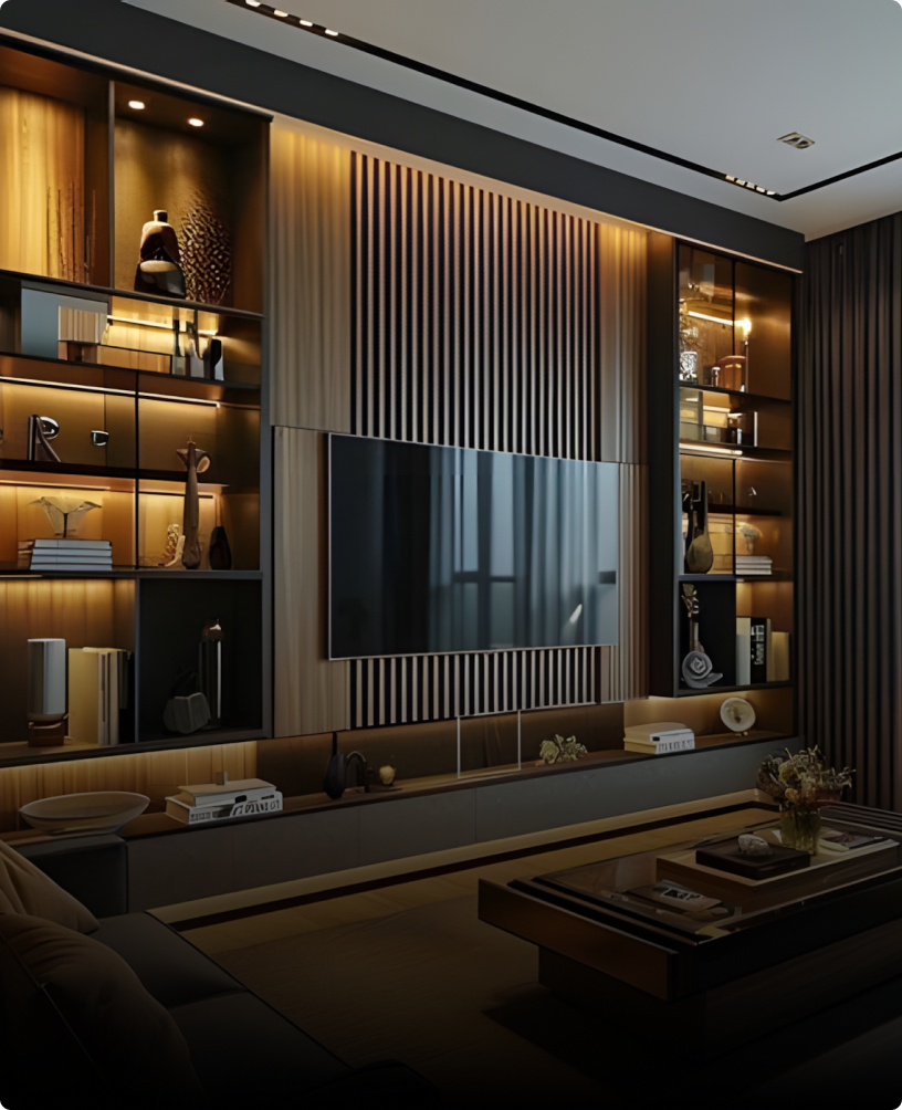 Landed 20 x 70 3 Room + Kitchen + TV + Shoesrack Package